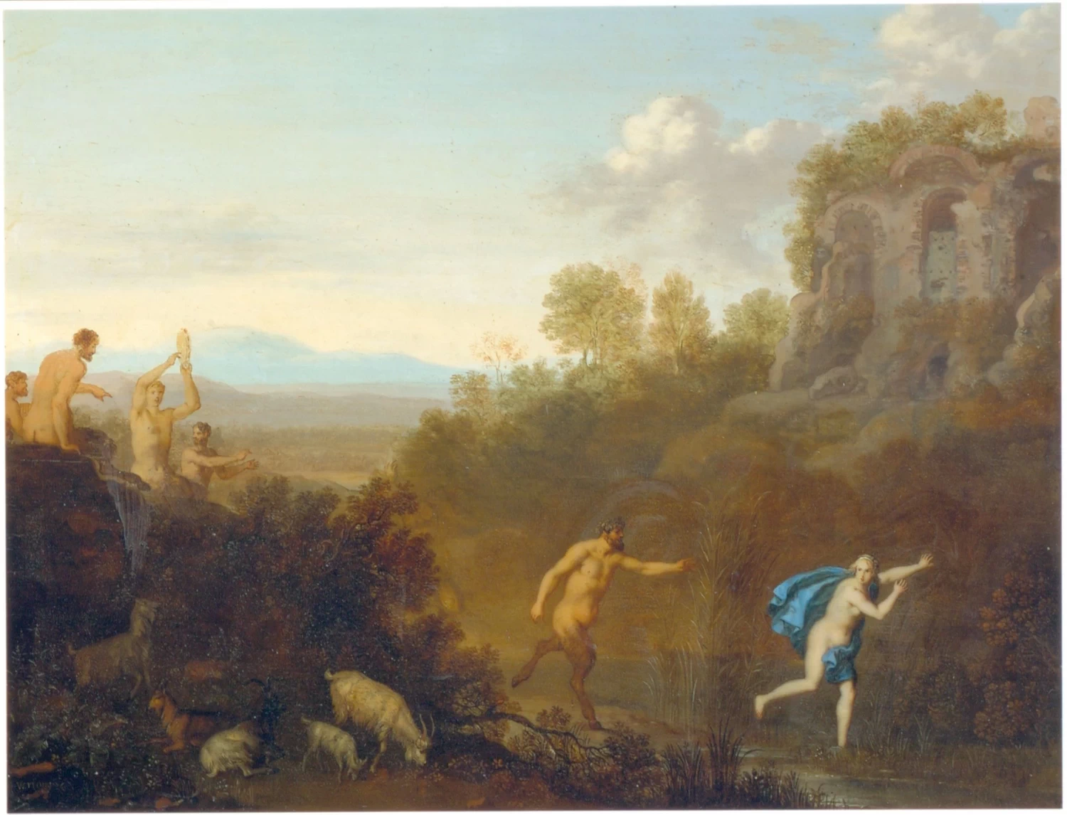 Paesaggio con Pan e Siringa